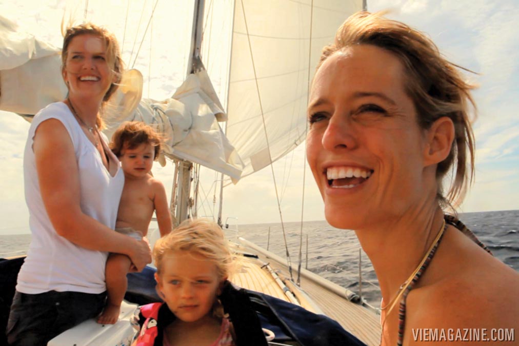 Shannon Cohn and Megan McCormick set sail on an adventure with their families. - dear-prudence-foundation-04