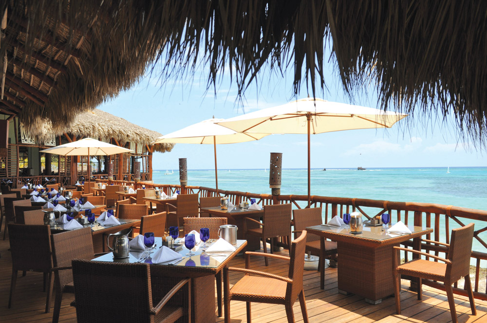 Club Med Punta Cana beachside bar and restaurant