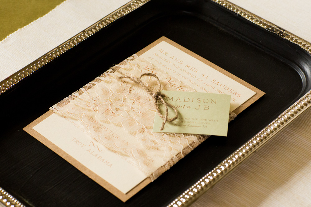 Paper Ink custom wedding invitations