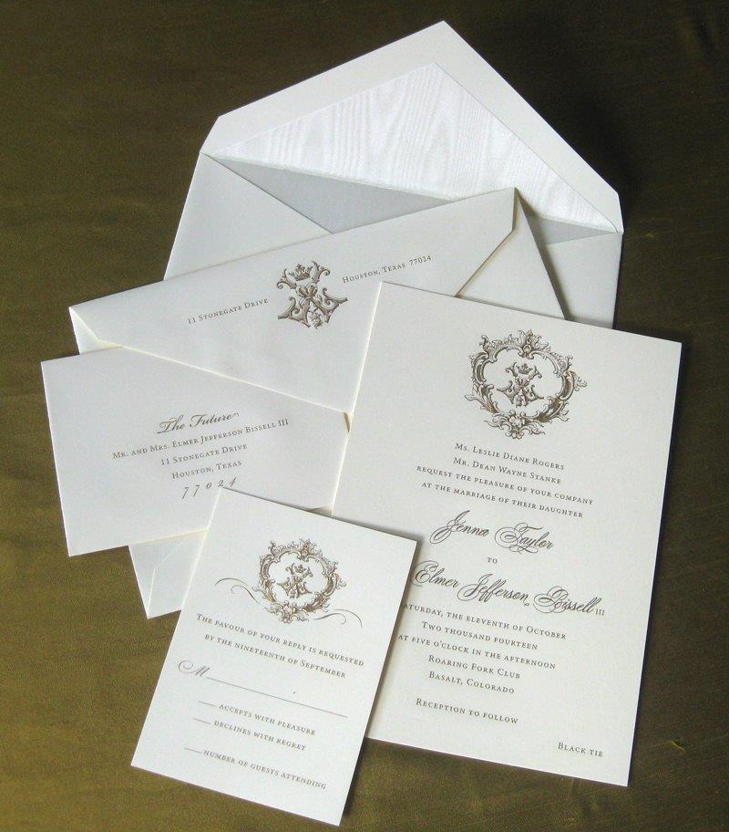 Alexa Pulitzer custom wedding invitations