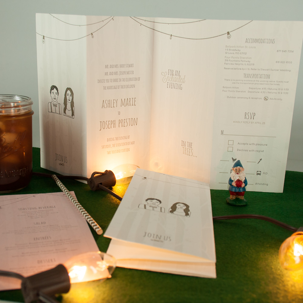 Fresh Impression Letterpress Studio custom wedding invitations