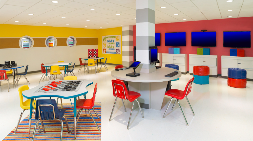 Colorful kids room