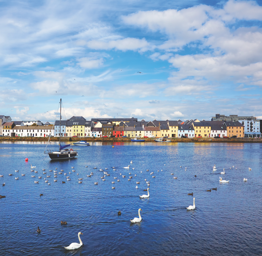 Rarely does a view beat that of the Claddagh in Galway City during summertime