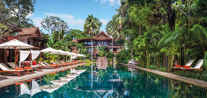Belmond La Résidence D’Ankor in Cambodia Main Outdoor Pool