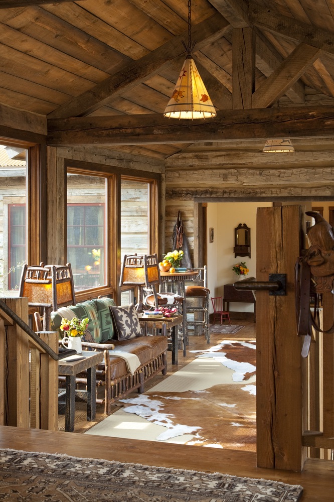 Interior shot of cabins at The Ranch at Rock Creek