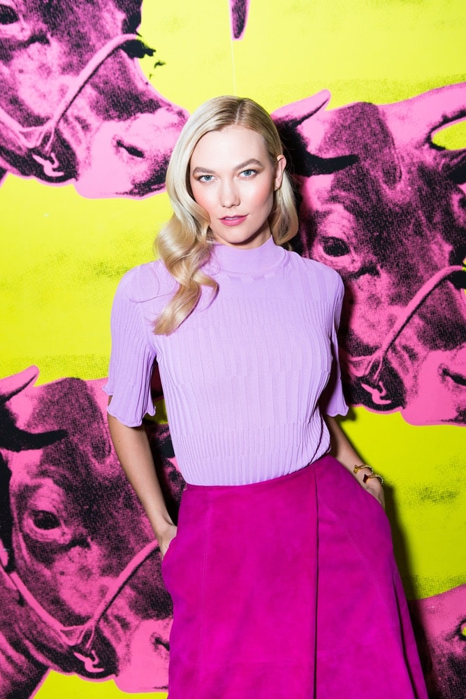 Karlie Kloss at Carolina Herrera's NYFW F/W 2018 show