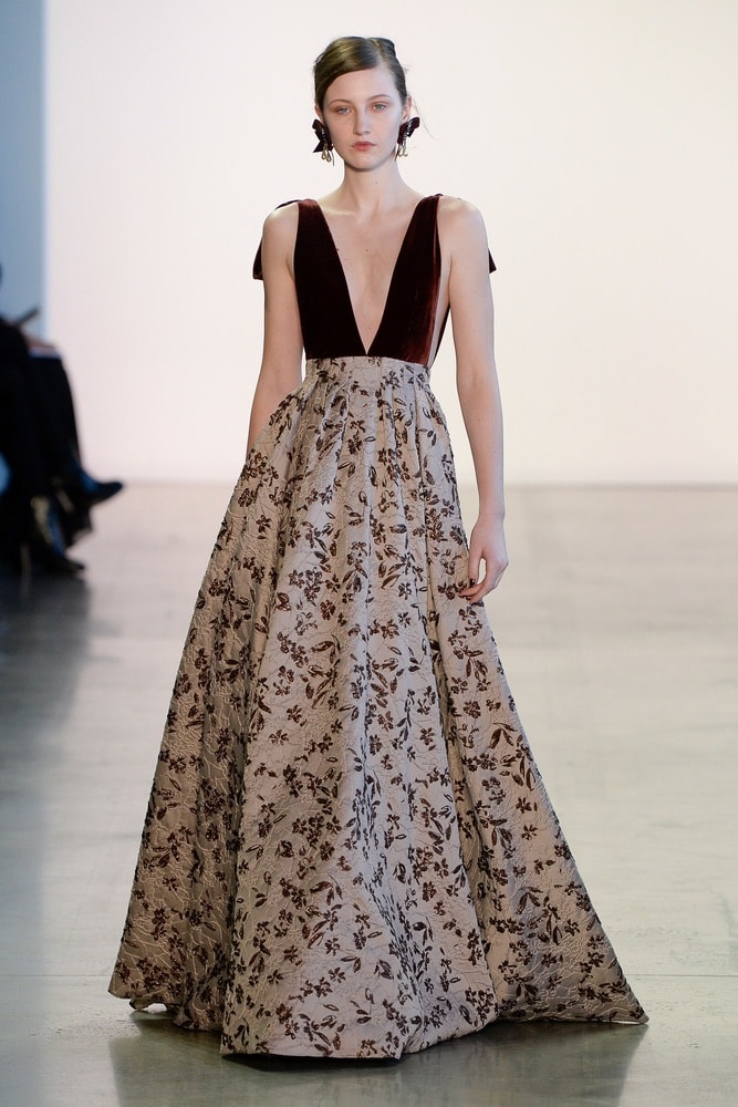 Badgley Mischka runway show at NYFW F/W 2018