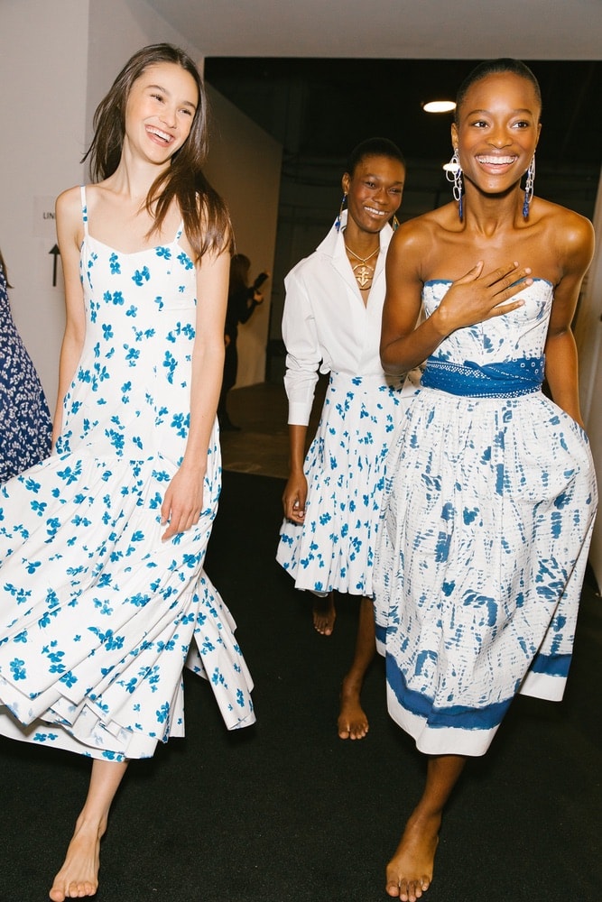 Backstage at Ralph Lauren during NYFW F/W 2018