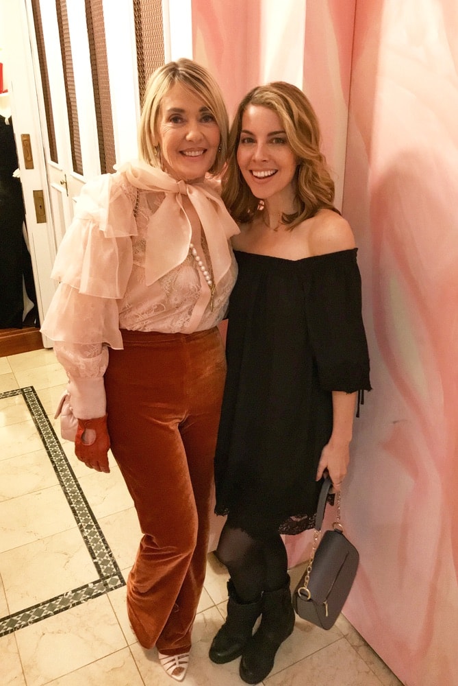 VIE Magazine's editor-in-chief Lisa Burwell and artist and VIE's 2013 Music issue cover girl, Morgan James, attend the opening of Christian Siriano's new store, The Curated NYC, hosted by Alicia Silverstone and sponsored by VIE Magazine on April 17, 2018, in New York City.