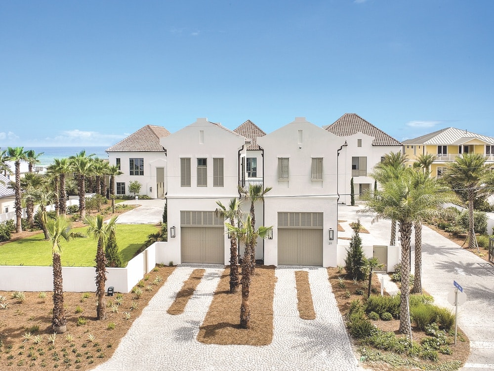The compound’s separate garage with rooftop pool, gated motorcade, and private beach access make it the perfect retreat for large families, events, corporate retreats, or just getting away from it all!