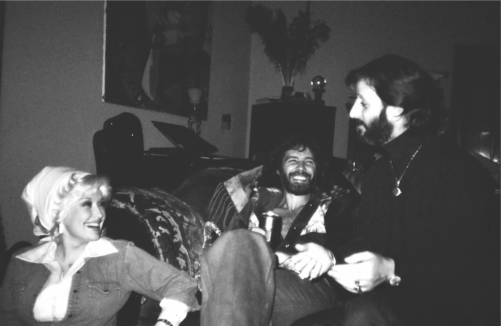 Dolly Parton, Ken Mansfield, and Ringo Starr