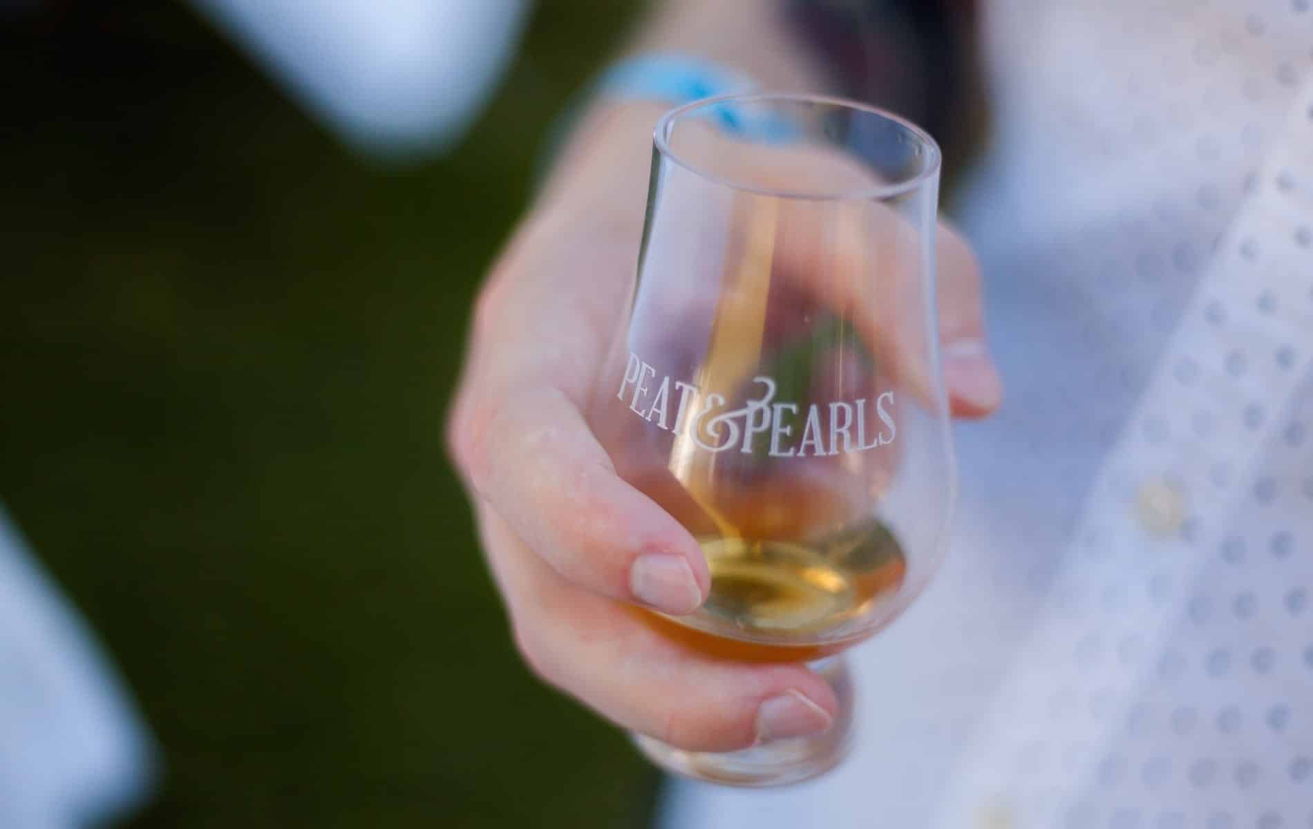 2018 Peat & Pearls scotch and oysters festival in Downtown Pensacola, Florida