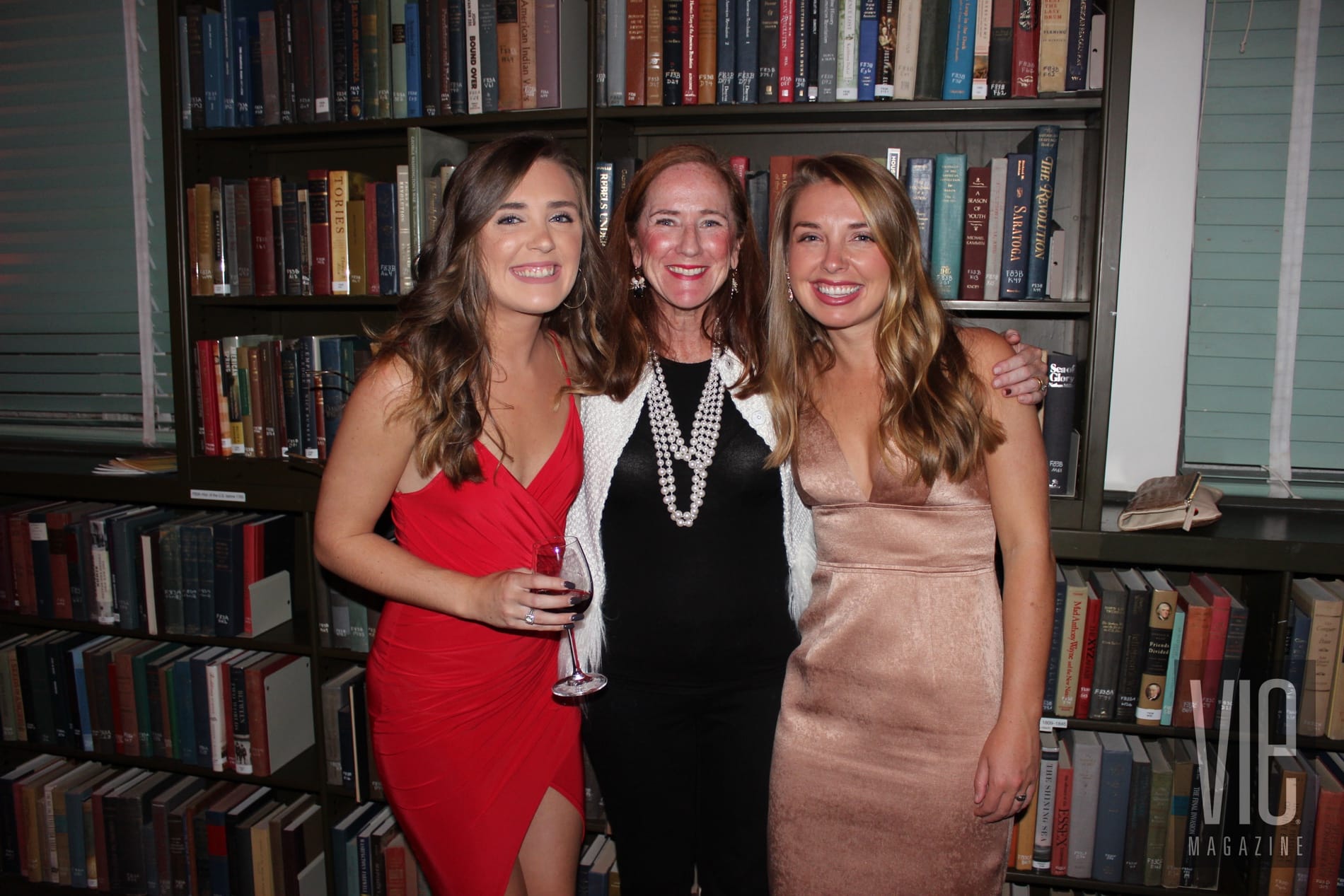 Abigail Ryan, Marieanne Duffey, and Meghan Ryan at the Charleston Library Society during C2C festival Opening Night Gala 2018 sponsored by VIE
