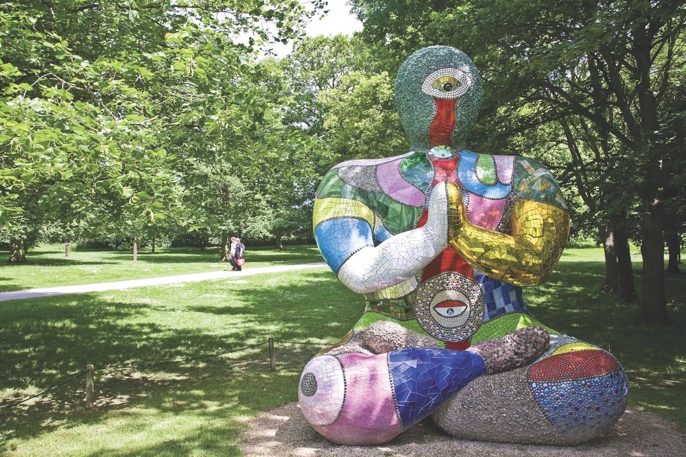 Buddha by Niki de Saint Phalle at Yorkshire Sculpture Park | Photo by Andrew Marshall