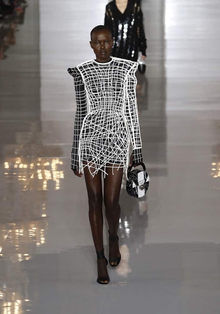 A model walks the runway during the Louis Vuitton Menswear Spring/Summer  2018 show as part