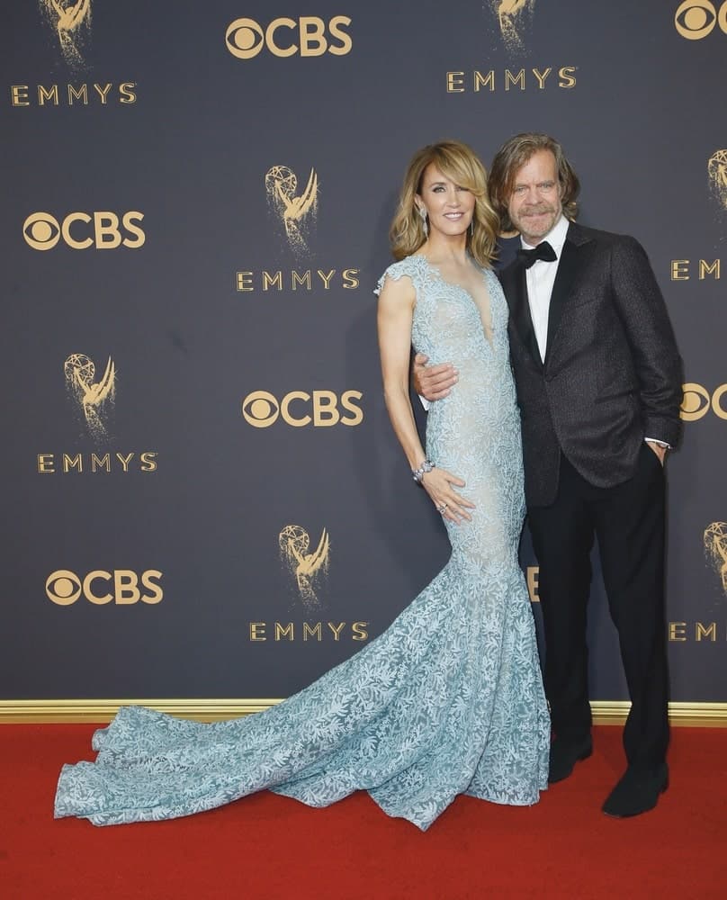 William H. Macy, Felicity Huffman, Emmy Awards, Primetime Emmy Awards, Microsoft Theater, Los Angeles, red carpet, Fashion