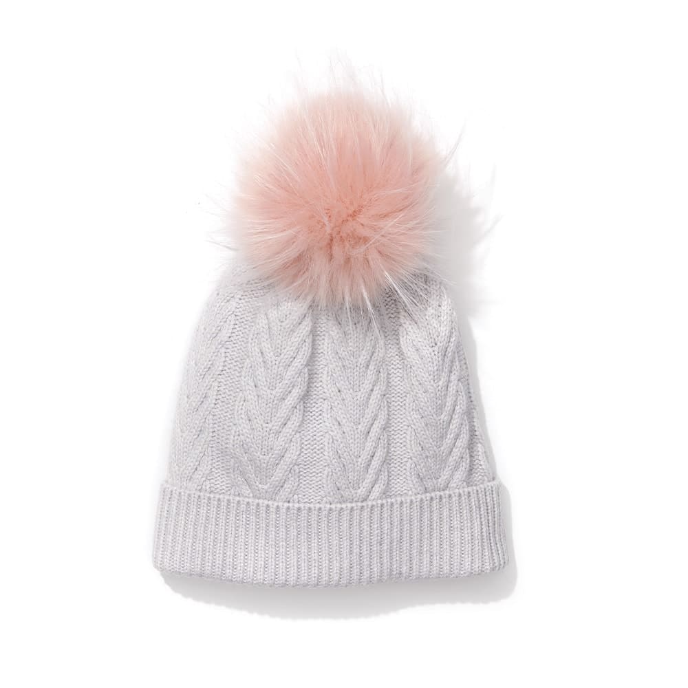Riley Cashmere Hat with Pom Pom, Grand Boulevard, Howard Group, J.McLaughlin