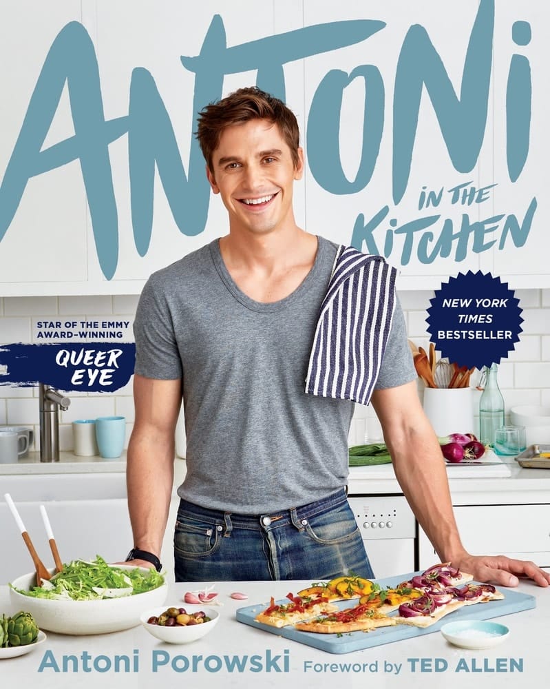 Vie Magazine, Top Cookbooks, Antoni in the Kitchen, Antoni Porowski, Queer Eye, Houghton Mifflin Harcourt