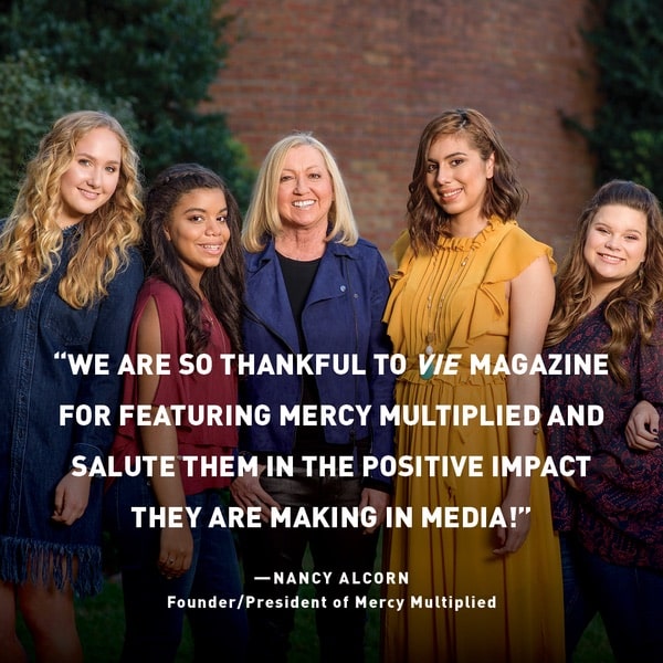 VIE Magazine, VIE Testimony, Nancy Alcorn, Mercy Ministries, Mercy Multipled