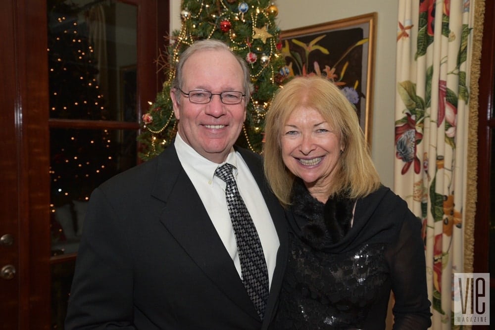 Bob & Beth Coppedge attend Cafe Thirty-A's Christmas Charity Ball benefitting Caring and Sharing of South Walton, in Seagrove Beach, Florida on December 10, 2016