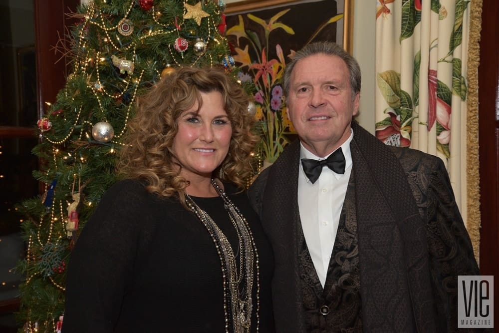 Dana Jusselin & WIlliam Schissler attend Cafe Thirty-A's Christmas Charity Ball benefitting Caring and Sharing of South Walton, in Seagrove Beach, Florida on December 10, 2016