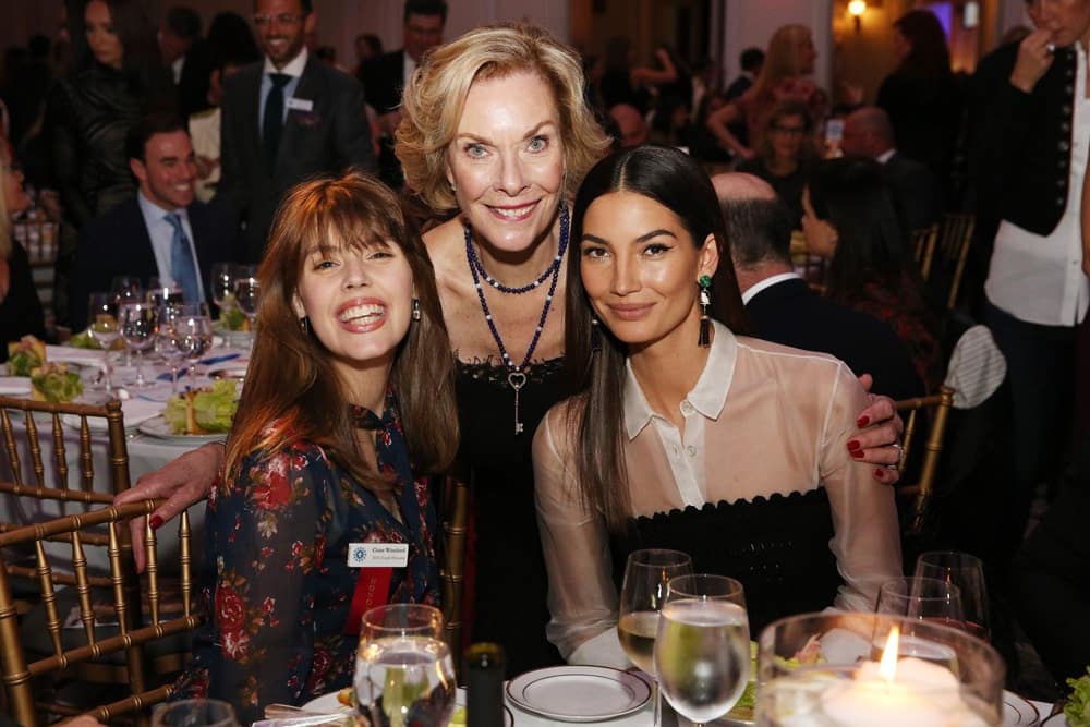 Claire Wineland, Kay Isaacson-Leibowitz, and Lily Aldridge Followill attend the World of Children Awards Ceremony