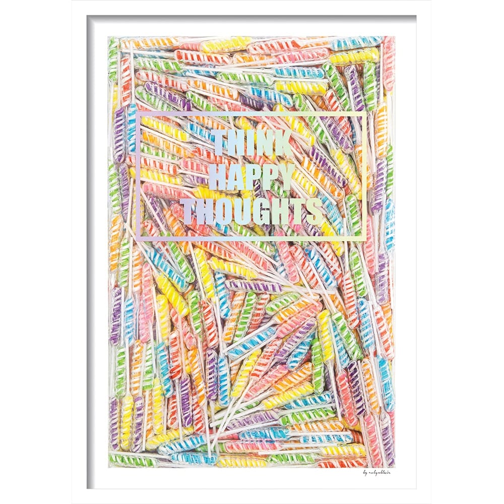 by robynblair Think Happy Thoughts Print, VIE Magazine, C'est la VIE Curated Collection