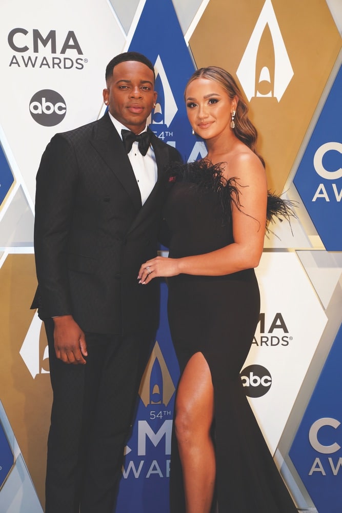 Jimmie Allen, Alexis Gale, Country Music Association, Music City Center, 54th Annual Country Music Association Awards, CMA Awards