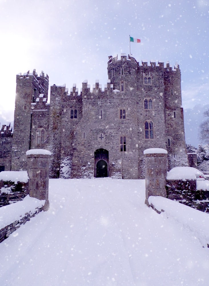 Kilkea Castle Ireland Hotel Winter