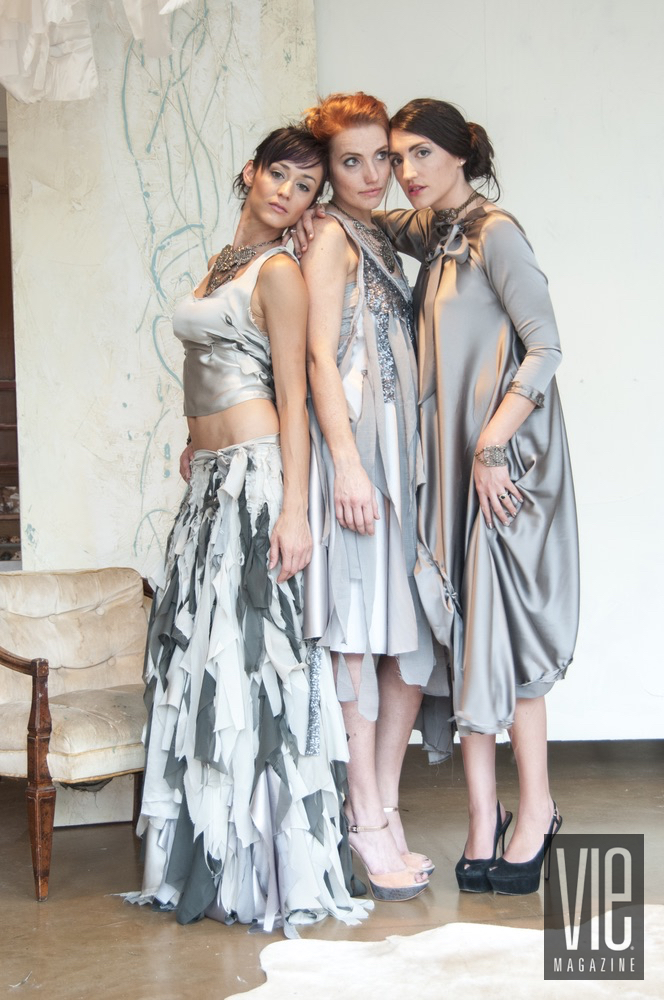 Vie Magazine Nicole Paloma models in dresses