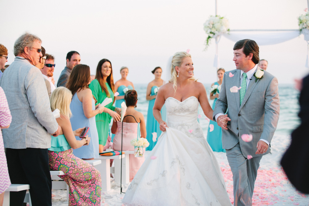 Kimberly and Clain Zimmerman beach wedding