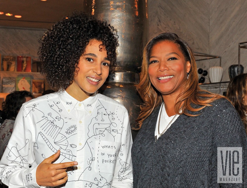 Vie Magazine Martin with American music and film icon Queen Latifah
