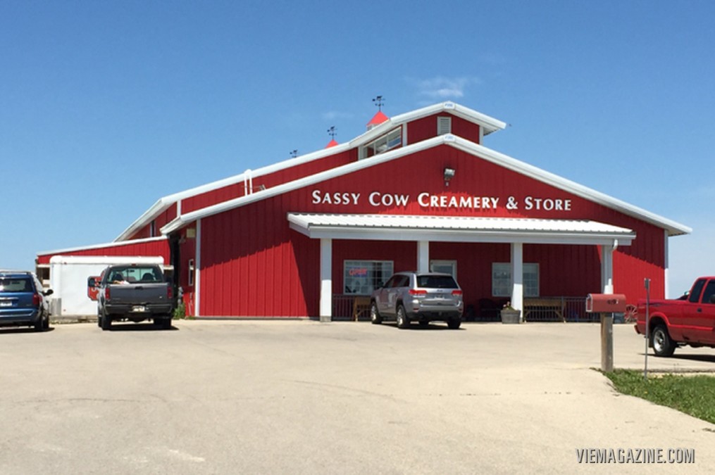 Sassy Cow Creamery near Marcellon, Wisconsin