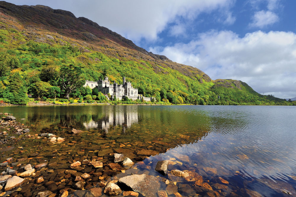 Kylemore Abbey in Connemara, County Galway