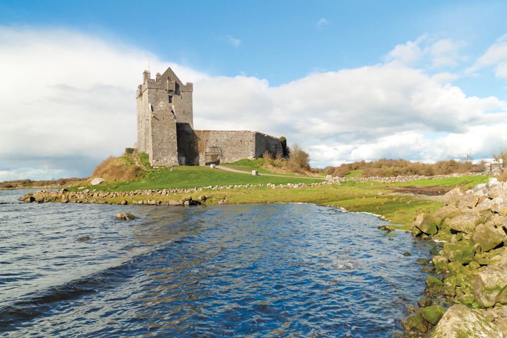 Dunguaire Castle in County Galway, Ireland