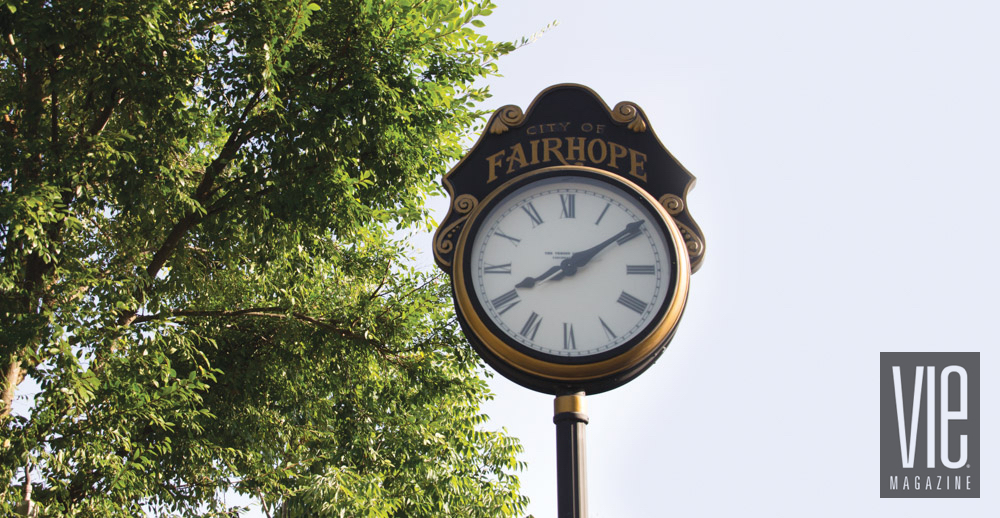 Fairhope Clock in Alabama