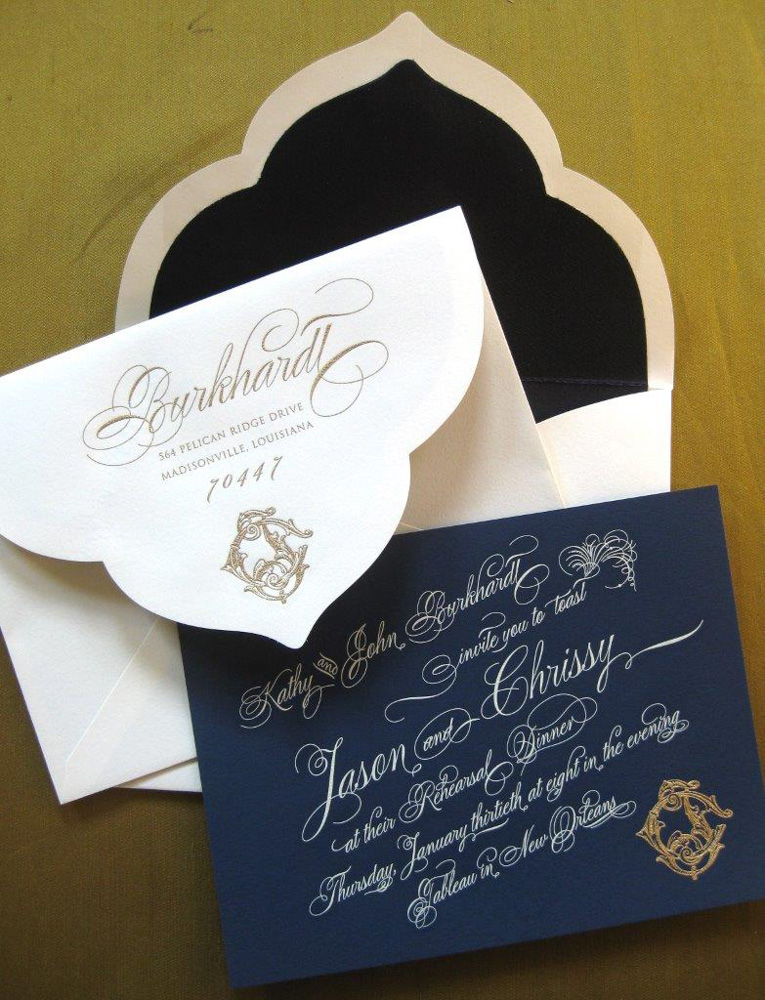 Alexa Pulitzer custom wedding invitations
