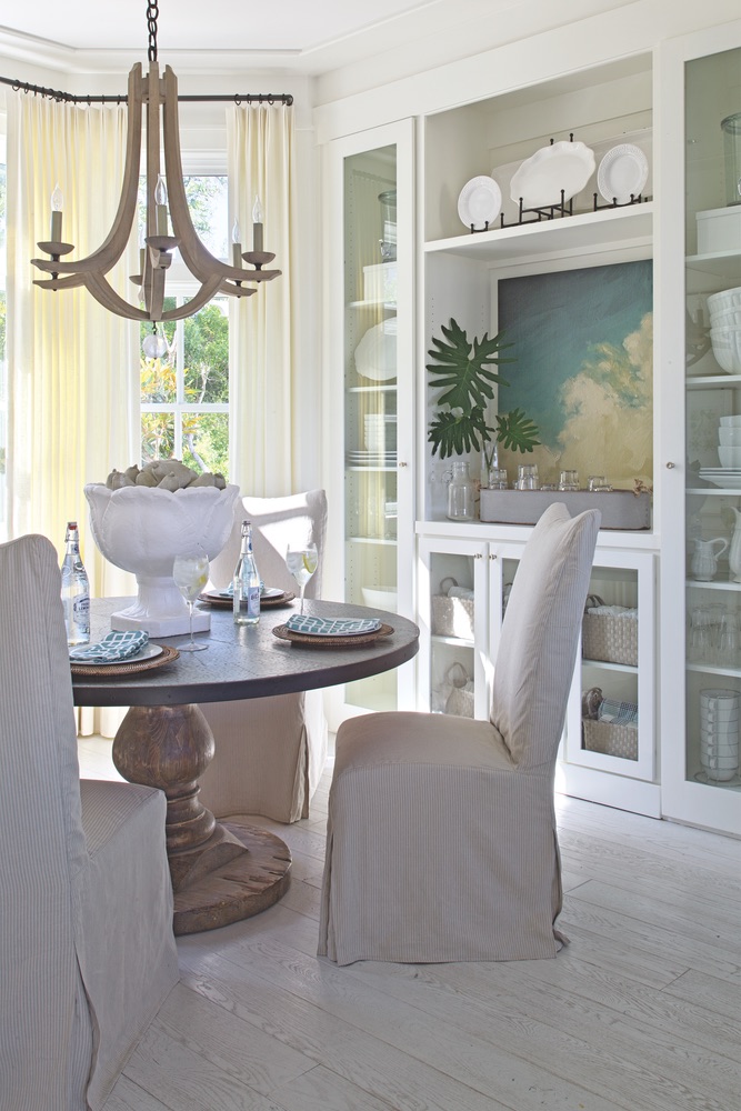 Dining room of Legacy Home designed by New York Architect John Kirk, residing in WaterSound Beach, Florida VIE Magazine