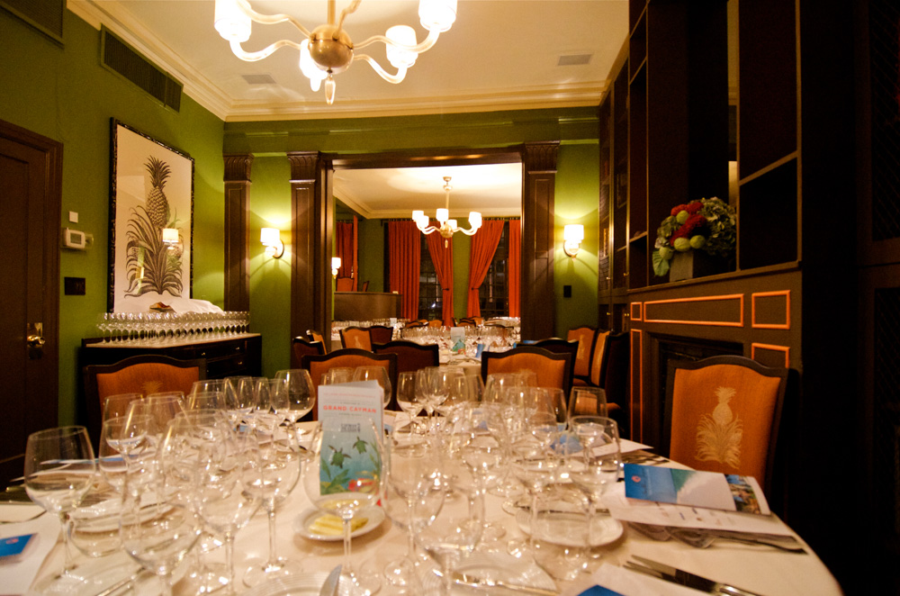 Dinner Table settings throughout James Beard House