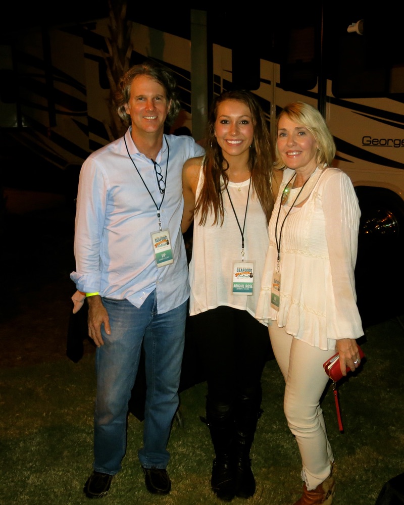  Abigail Rose (middle) with Gerald and Lisa Burwell