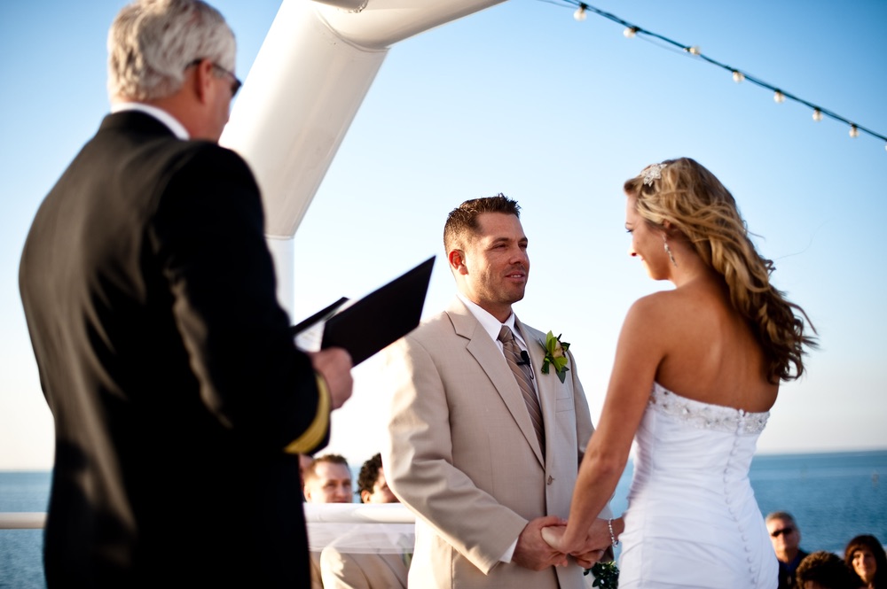 VIE Magazine sunquest cruises ship wedding bride groom newlyweds
