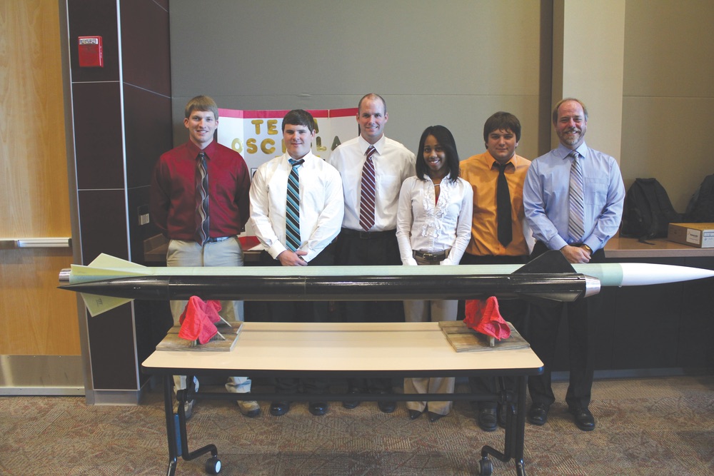 Team Osceola: Electrical Engineering students participate in NASA’s 2012 Student Rocket Launch Competition Photo by Troy Ruprecht