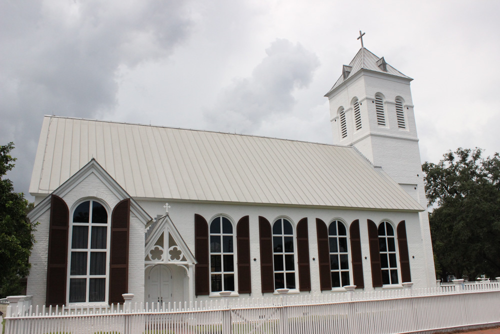 Old Christ Church located on the corner of S. Adams and E. Zarragossa Streets