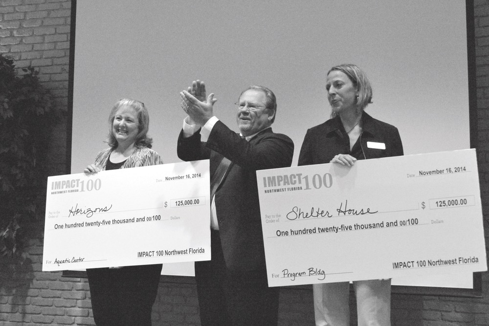 Horizons and Shelter House were each awarded grants