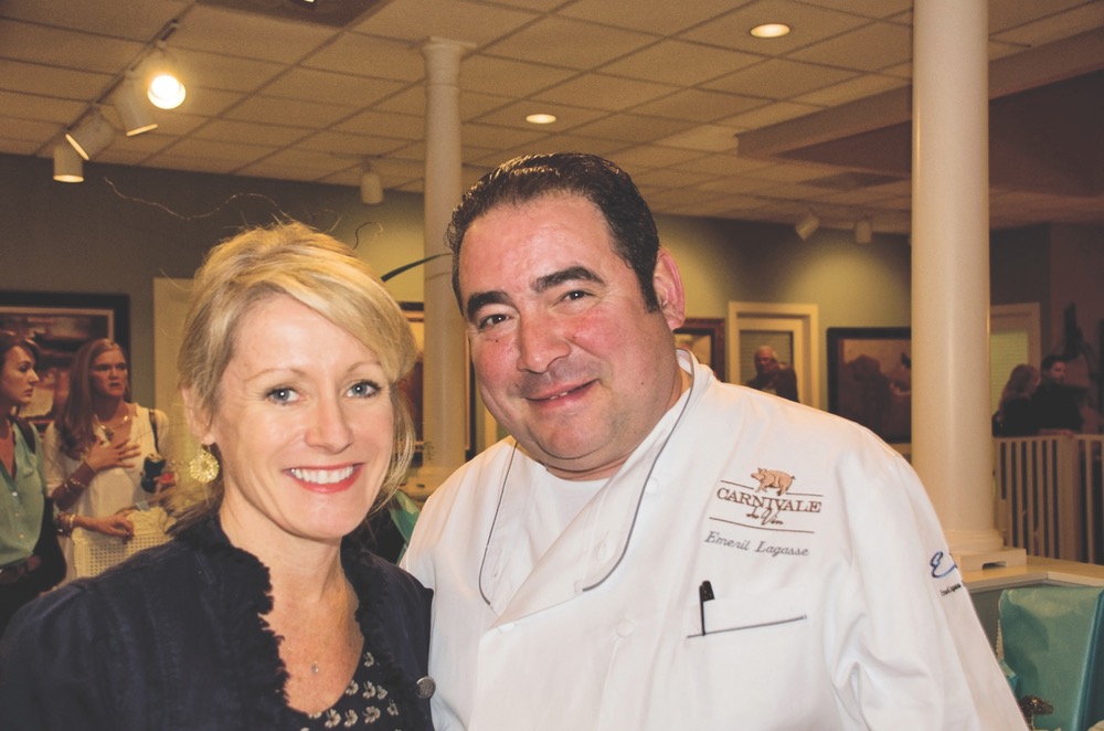 Mary Jane Kirby and Emeril Lagasse
