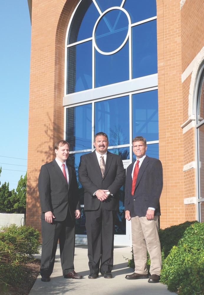 Left to right: Alexander C. Coleman, M.D., Barry S. Callahan, M.D., Steven C. Kronlage, M.D. 