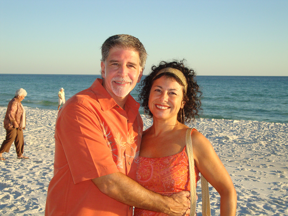 Gregory and Silvia at Miramar Beach, By Linda Coiro