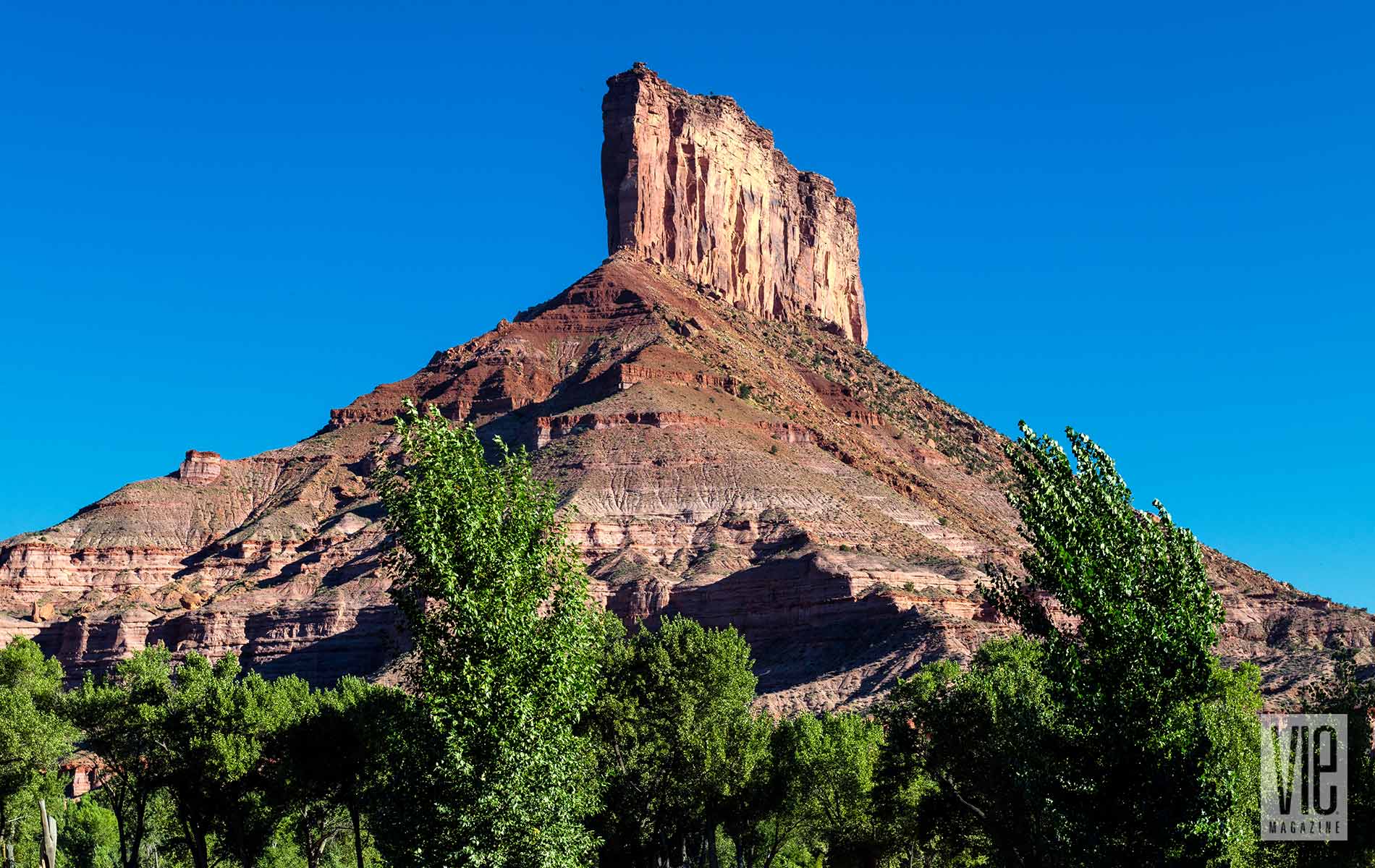 A Beautiful Head On View Of The Gateway Canyons