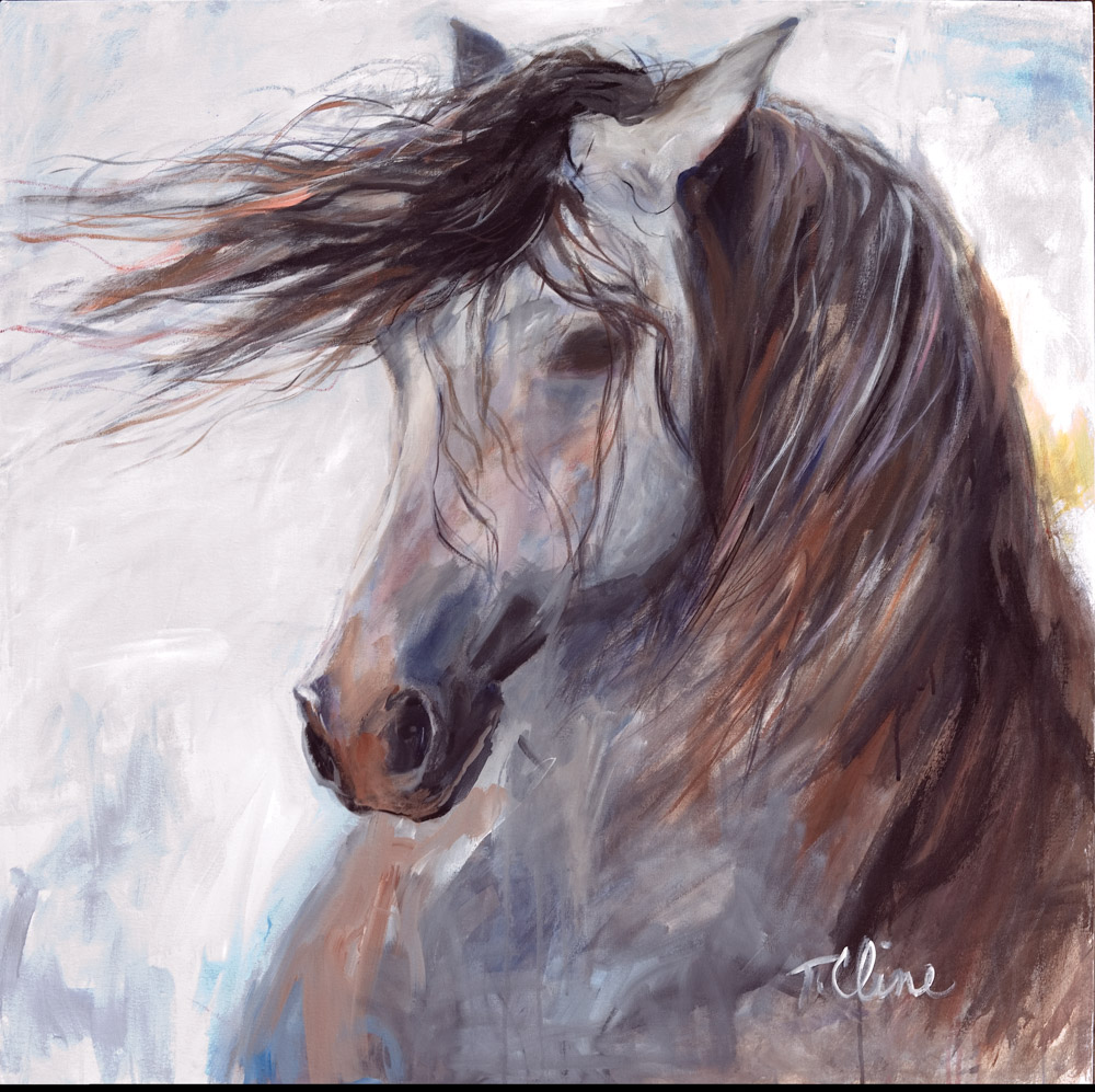 vie magazine horse teresa cline painting art