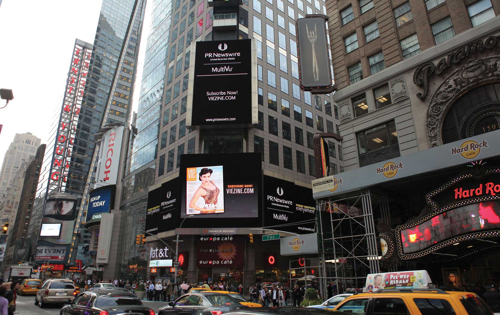 vie magazine time square new york northwest florida pr newswire editor's note